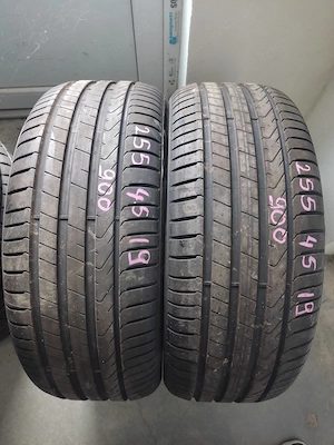 2 anvelope PIRELLI 255/45/19 VARA in stare ca si noi  - imagine 2