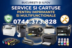 Service imprimante pentru firme BUCUREȘTI   Reparații imprimante la sediu 