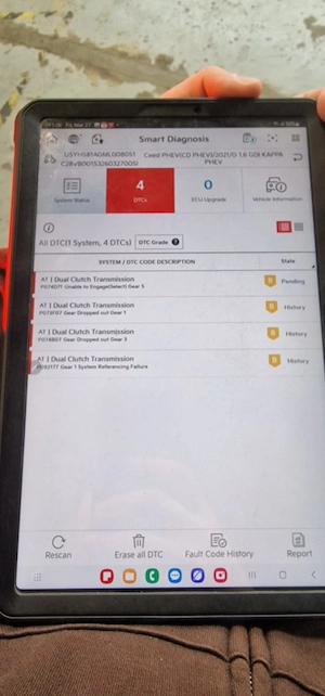 Kia ceed sportwagon plugin hibrid phev 2020 cu ambreiaj defect - imagine 3