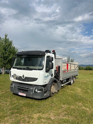 Renault Premium, echipat cu macara și oblon ridicător - imagine 3