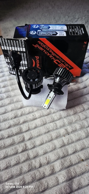 Becuri led auto H7 set - 2 buc - imagine 4