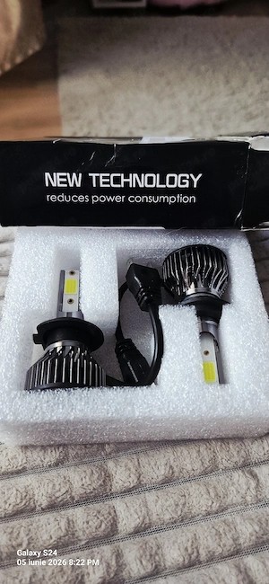 Becuri led auto H7 set - 2 buc