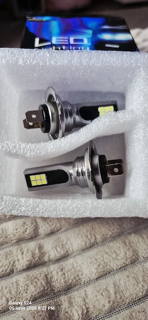 Becuri led auto H7 set - 2 buc - imagine 2