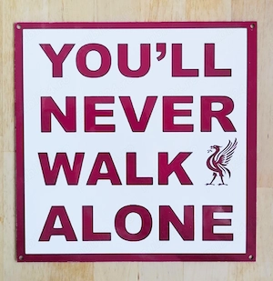 SEMN Vintage FAN Liverpool YNWA Metal Sign   Decor Retro Man Cave   Bar   Office   17x17 cm - proven