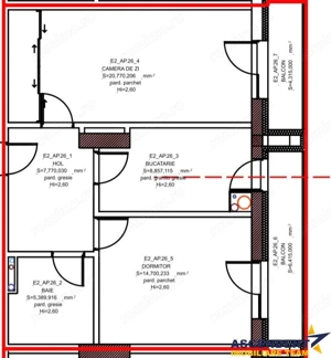 Decomandat, etaj2, bloc nou, 67 mp, 2 balcoane, parcare proprie,Tudor, Targu Mures - imagine 10