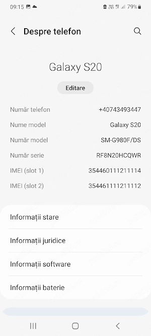 Samsung galaxy S20