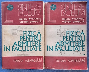 Lot 5 cărți de colecție Fizică   Culegeri admitere și cursuri facultate (Fris, Gheorghiu, Atanasiu) 