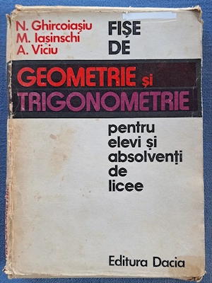 Pachet 6 culegeri vechi Matematică (Geometrie   Trigonometrie) de colecție - imagine 2