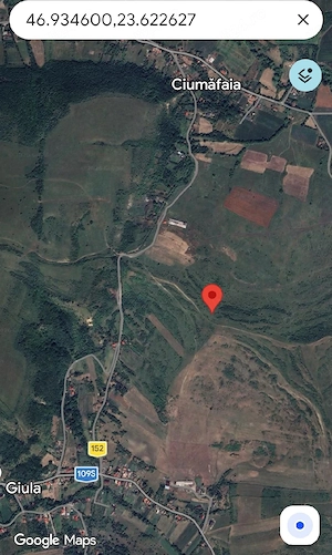 teren extravilan 11600 mp de vanzare Ciumafaia - imagine 2