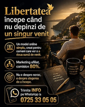 Câștiguri online cu comision 80%   Model simplu, fără experiență necesară