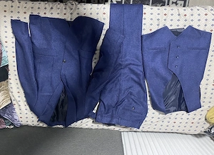 Costum barbatesc albastru 3piese