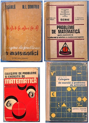 Pachet 4 culegeri vechi de Matematică   Aritmetică (perioada comunistă, Editurile Scrisul Românesc,  - imagine 2