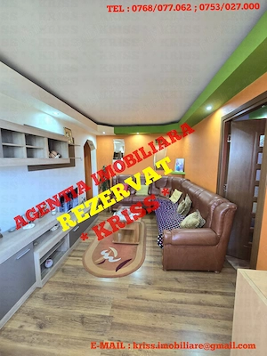 Apartament 2 Camere CRAIOVEI - KAUFLAND Etaj 3 Confort 2 Semidecomandat Mobilat Și Utilat - imagine 4