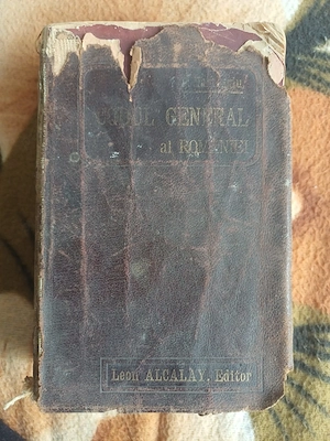 Codul General al României din anul 1900.