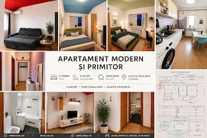 Vând apartament 3 camere Constanta
