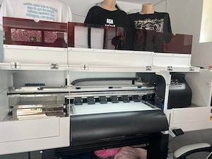 linie completă DTF + sublimare  Imprimanta DTF 60cm TexTek DTF-A6  pt imprimeuri textile