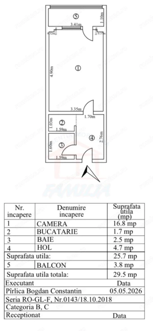 41.ooo euro, apartament o camera LIBER!!!,  Siderurgistilor - imagine 3
