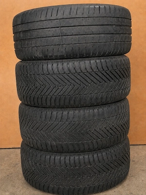 Jante Audi OEM R18 ET43 + 3 Anvelope Hankook NOI All Season 2025 (factura) - imagine 4