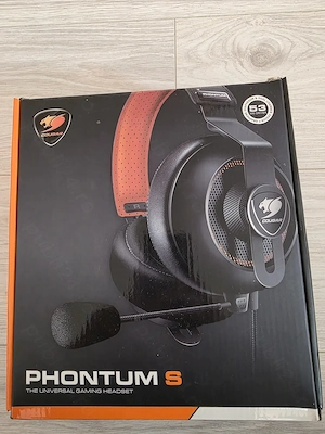 Căști Gaming Cougar Phontum S   Sunet impecabil, microfon perfect, cutie + accesorii