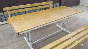 Mobilier gradina, Masa + Banci
