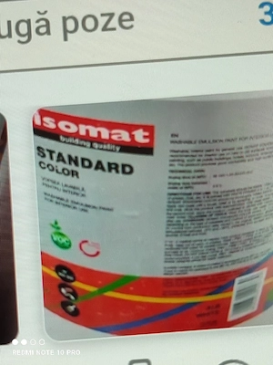 Vand var alb de interior,Isomat,25 l.