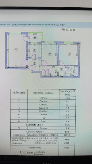 Apartament 3 camere zona Ozana