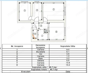 Apartament 3 camere Tudor Vladimirescu - imagine 4