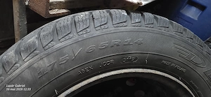 set anvelope iarna si jante 175/65/R14 DEBICA