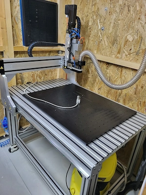 CNC ROUTER cu axe industriale Boschrexroth și a-4-tra axă rotativă inclusă 
