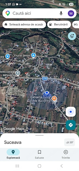 20 ari intravilan in Mihoveni Scheia
