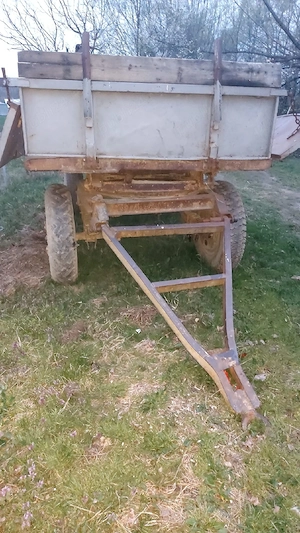 Remorca tractor RM5 cu a5 roată pentru baloti  - imagine 5
