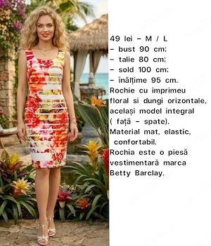 Rochie florală, L