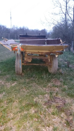 Remorca tractor RM5 cu a5 roată pentru baloti  - imagine 4