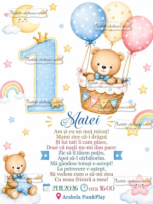Invitatii petreceri copii