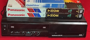 VIDEORECORDER  - ITT 3719 DEFECT  fara telecomana + 5 casete video 