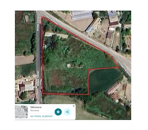 Teren intravilan 5.700 mp + casă bătrânească | Sălcioara, jud. Tulcea