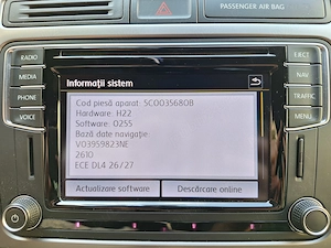 Actualizare Soft Original Navigatie VW MIB2 la cea mai noua versiune (include reparatie ceas 00:00)