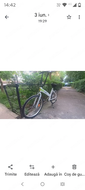 Bicicleta dama B twin 