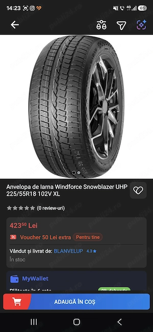 Anvelope de Iarna Windforce Snowblazer UHP 225/55R18 102V XL - imagine 7
