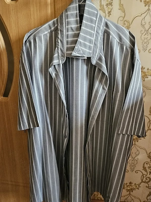 camasa barbati gri cu maneca scurta XXL