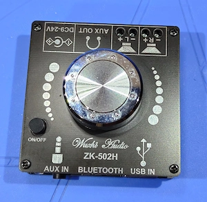 Amplificator stereo ZK-502H TPA3116 2x40W line-in usb bluetooth + sursa 19V 65W