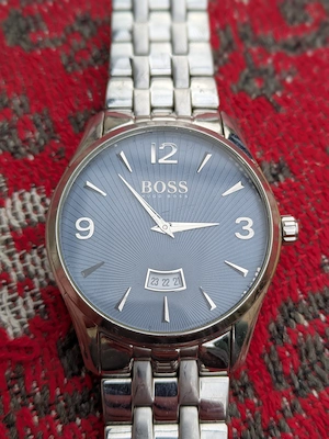 Ceas Bărbătesc Hugo Boss Commander 1513427 - Cadran Sunray Albastru Gri