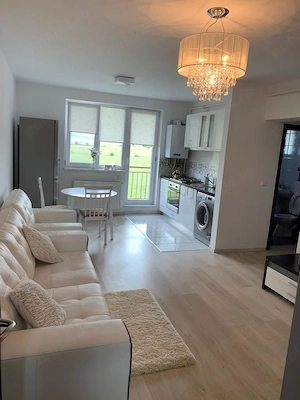 Apartament 2 dormitoare + parcare Magnolia Sibiu mobilat 