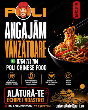 Angajam vanzatoare POLI Chinese Street Food - imagine 3