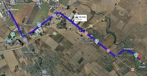 Teren intravilan 1196 mp | Frumușani | 11 km de București | Ideal casă