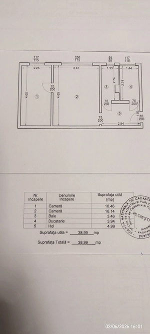 Apartament 2 camere ,Malu Rosu