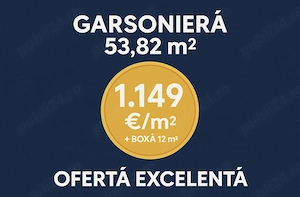 ocazie rară garsonieră cât un apartament+boxă generoasă, tulcea