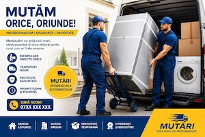 Ajutor la Mutări și Transport Marfă