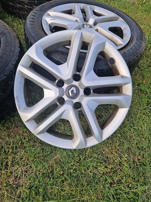 Vând 4 jante renault megane pe16 senzori presiune și capace originale renault 