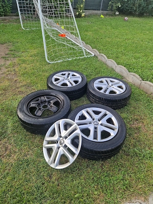 Vând 4 jante renault megane pe16 senzori presiune și capace originale renault  - imagine 3